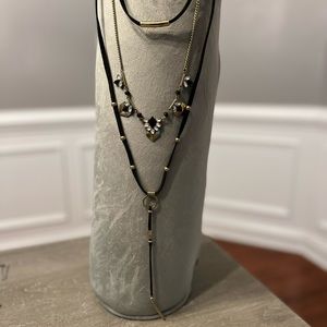Tiered necklace.  Layered necklace.